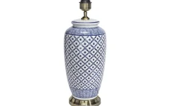 Li Jing Lampfot 49cm Blå