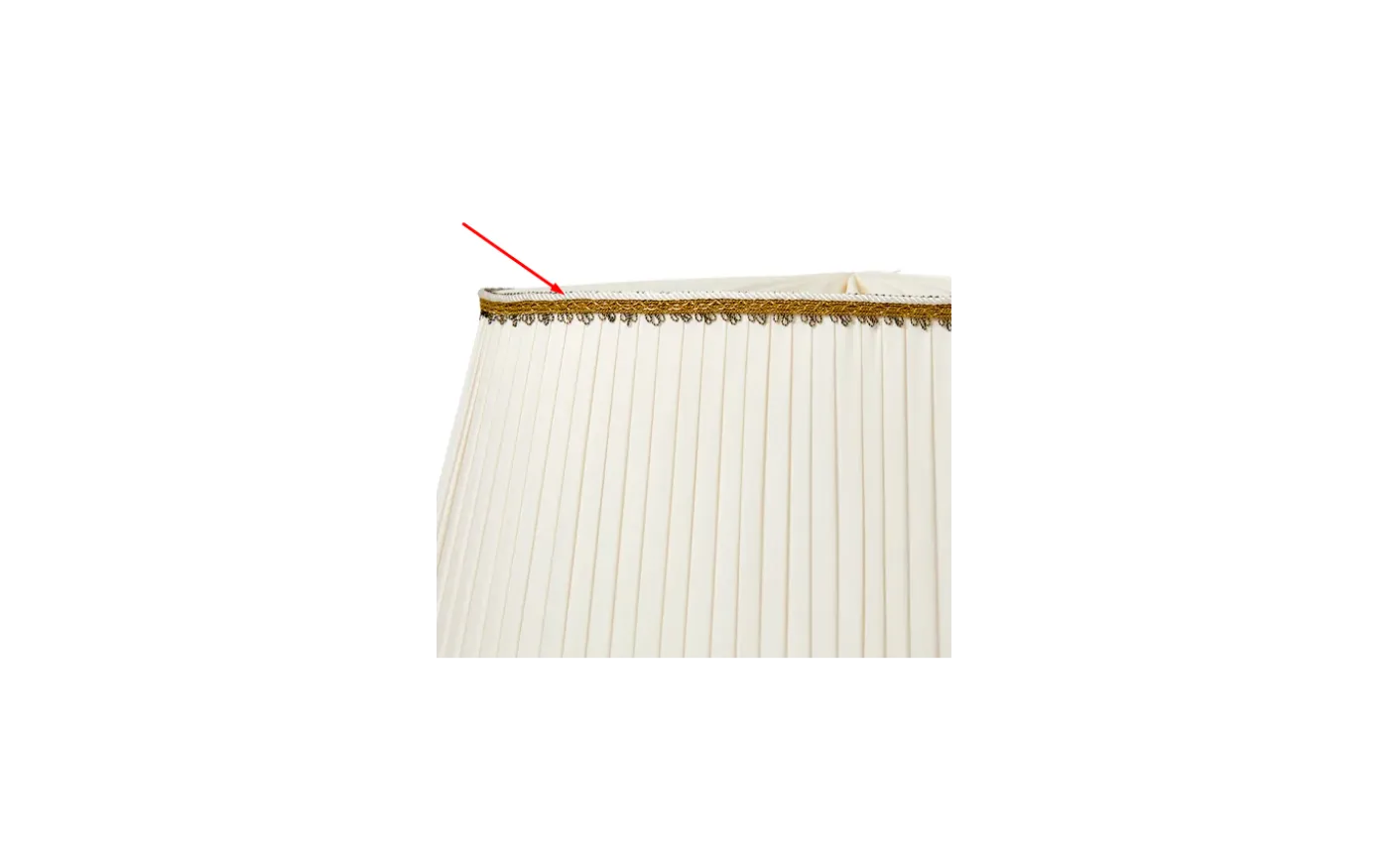 Linnea Lampskärm med 10mm Rörfäste Ø50cm Beige