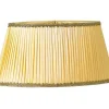 Linnea Oval Lampskärm med 10mm Rörfäste 50cm Gul