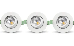 Lisa 230V Spotlight 3000K 5,5W 3-pack Vit IP65