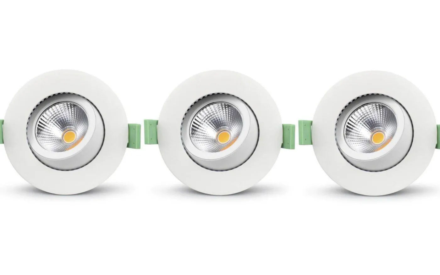 Lisa 230V Spotlight 3000K 5,5W 3-pack Vit IP65