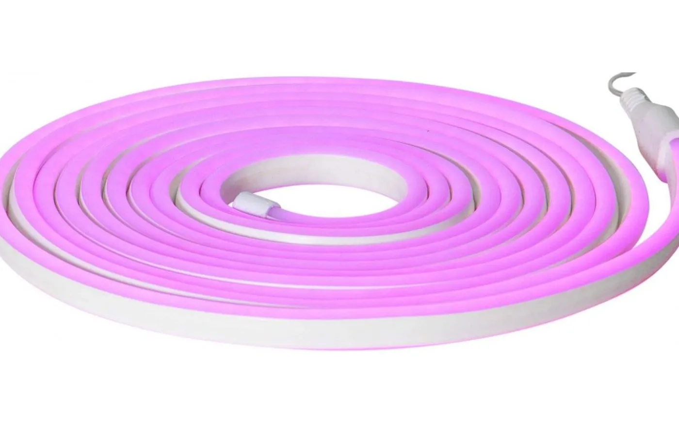 Ljusslang FlatNeon Rosa 12W 5m IP44