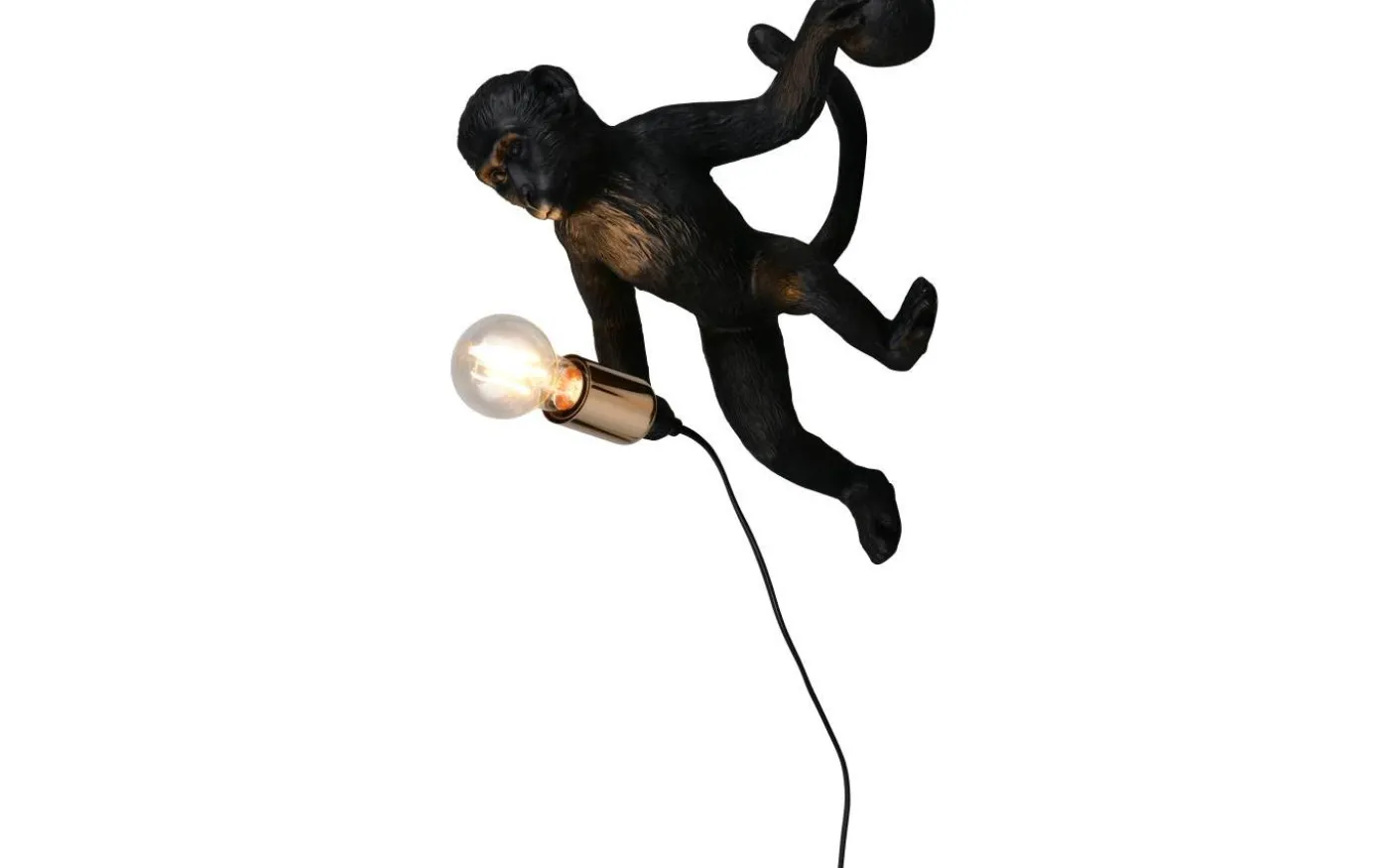 Louy Vägglampa E27 svart