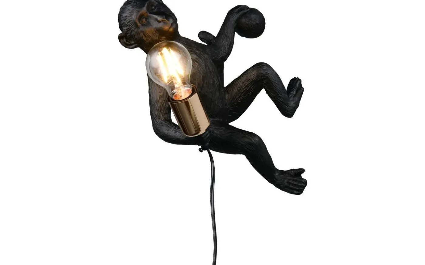 Louy Vägglampa E27 svart