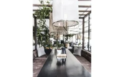 Malibu Taklampa 40cm Vit