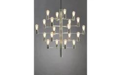 Manola Takkrona 70cm LED 20x2,5W Krom