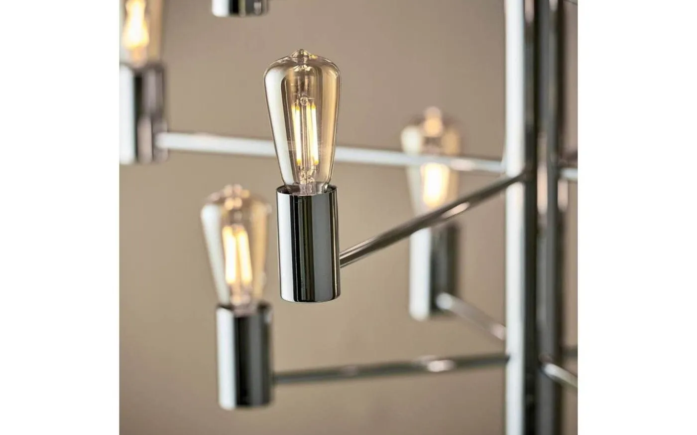 Manola Takkrona 60cm LED 12x2,5W Krom