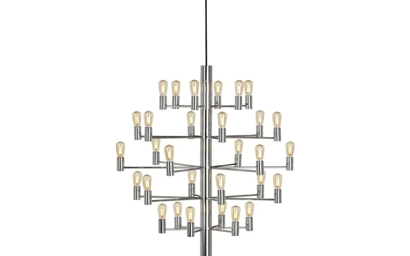 Manola Takkrona 75cm LED 30x2,5W Krom
