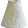Margareta Plisserad Toppringskärm Ø22cm Beige