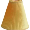 Margareta Plisserad Toppringskärm Ø22cm Gul