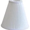 Margareta Plisserad Toppringskärm Ø22cm Offwhite