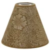 Marigold Velvet Toppringskärm Ø22cm Ochre William Morris