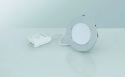 MD-232 Downlight 3000K 3x10W, Krom 230V IP44 3-Pack