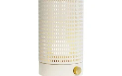 Mesh Uppladdningsbar Lykta 20cm LED 2700K Vit/Mässing