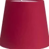 Mia Lampskärm Ø24cm Sammet Klarröd