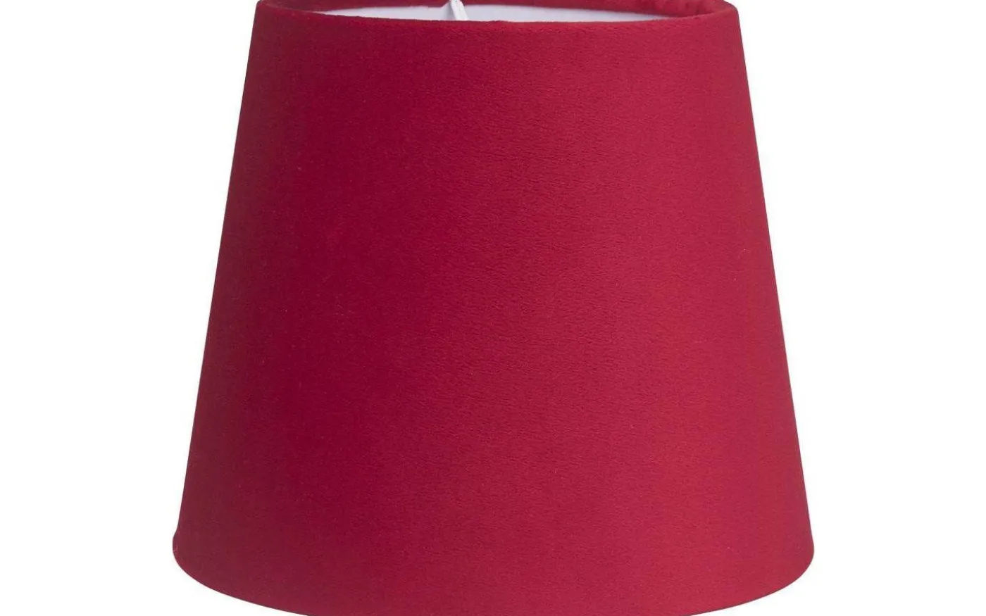Mia Lampskärm Ø24cm Sammet Klarröd