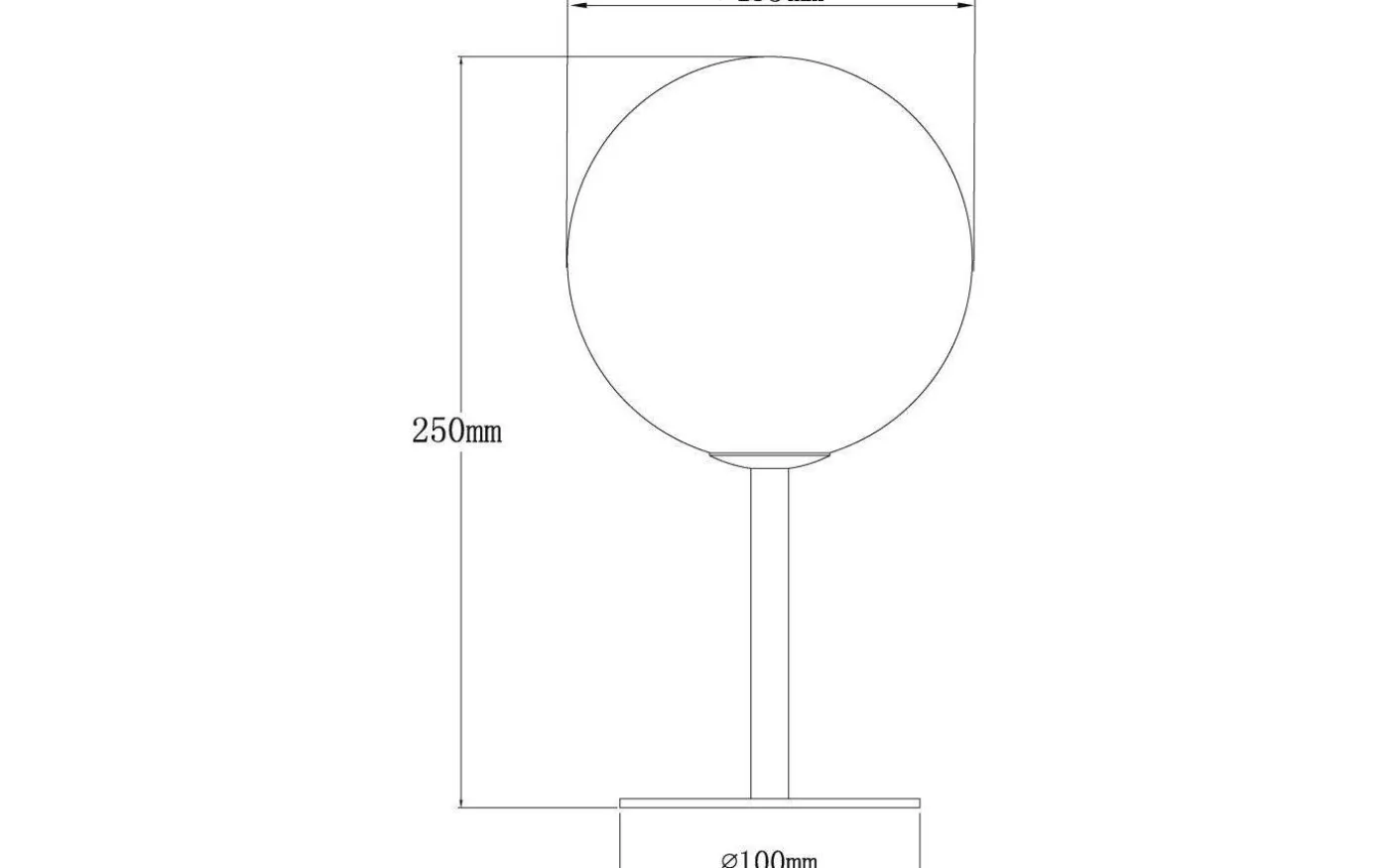 Molekyl Bordslampa 27cm Mässing/Opal