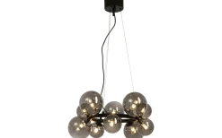 Molekyl Taklampa 50cm 10L Svart/Rök