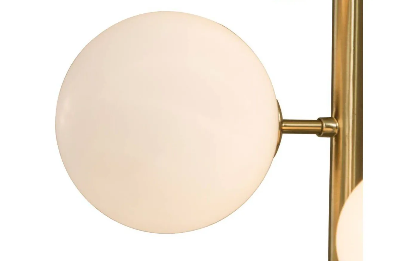 Molekyl Vägglampa Mässing/Vit