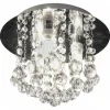 Nicoline Kristallplafond 26cm Krom IP44