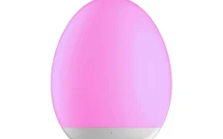 Oval Uppladdningsbar Nattlampa LED RGB+W 11cm