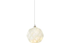 Pearl Dekoration 15cm Vit