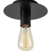 Piatto Plafond 18cm Matt Svart