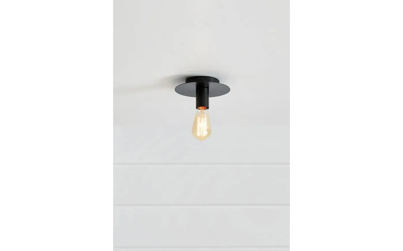Piatto Plafond 18cm Matt Svart