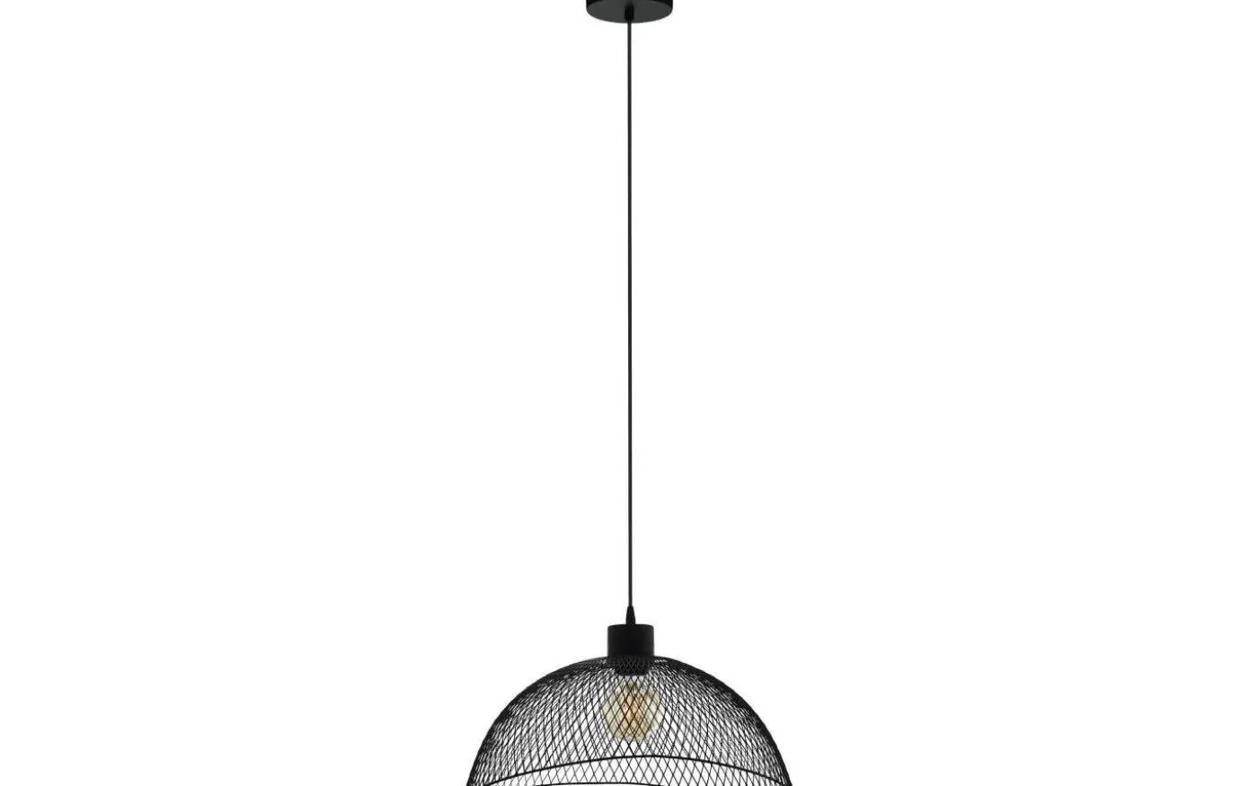 Pompeya Taklampa 45cm Svart