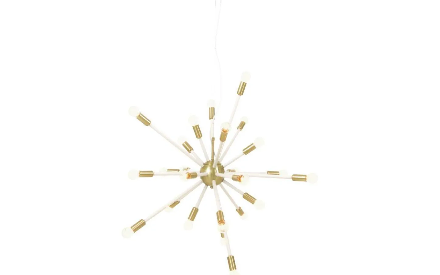 Ray Taklampa 90cm Vit/Mässing