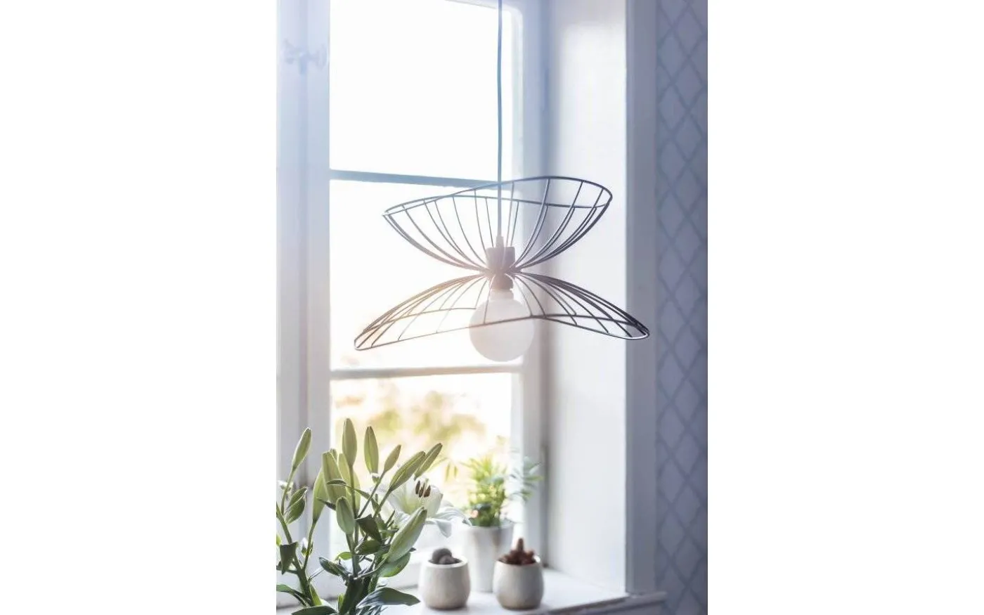 Ray Taklampa Svart 45cm