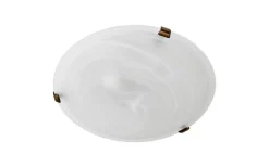 Åre Plafond Ø50cm Nickel/Vit