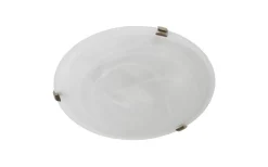Åre Plafond Ø30cm Nickel/Vit