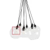 Reservglas till Pallas och Bowl Taklampa 15cm Klarglas
