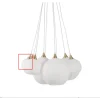 Reservglas till Pallas Taklampa 15cm och Bowl Fönsterlampa Opalvit