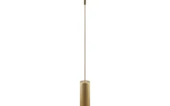 Rib Golvfot 129cm Borstad Mässing