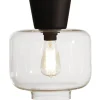 Ritz Plafond 25cm E27 Klar/Svart