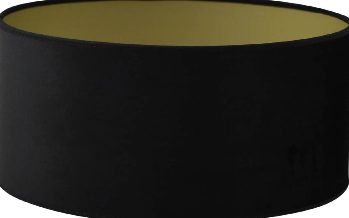 Roma Cylinder Lampskärm Sammet Ø30cm Svart
