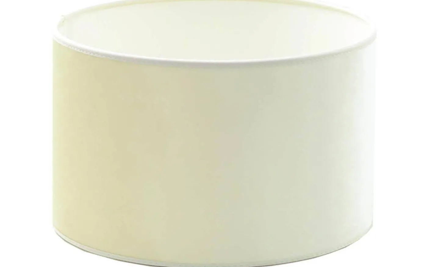 Roma Cylinder Lampskärm Sammet Ø25cm Offwhite
