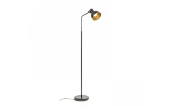 Rosita Golvlampa 145cm Svart/Guld E27