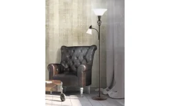 Rustica Golvlampa uplight E27 + E14 rustik