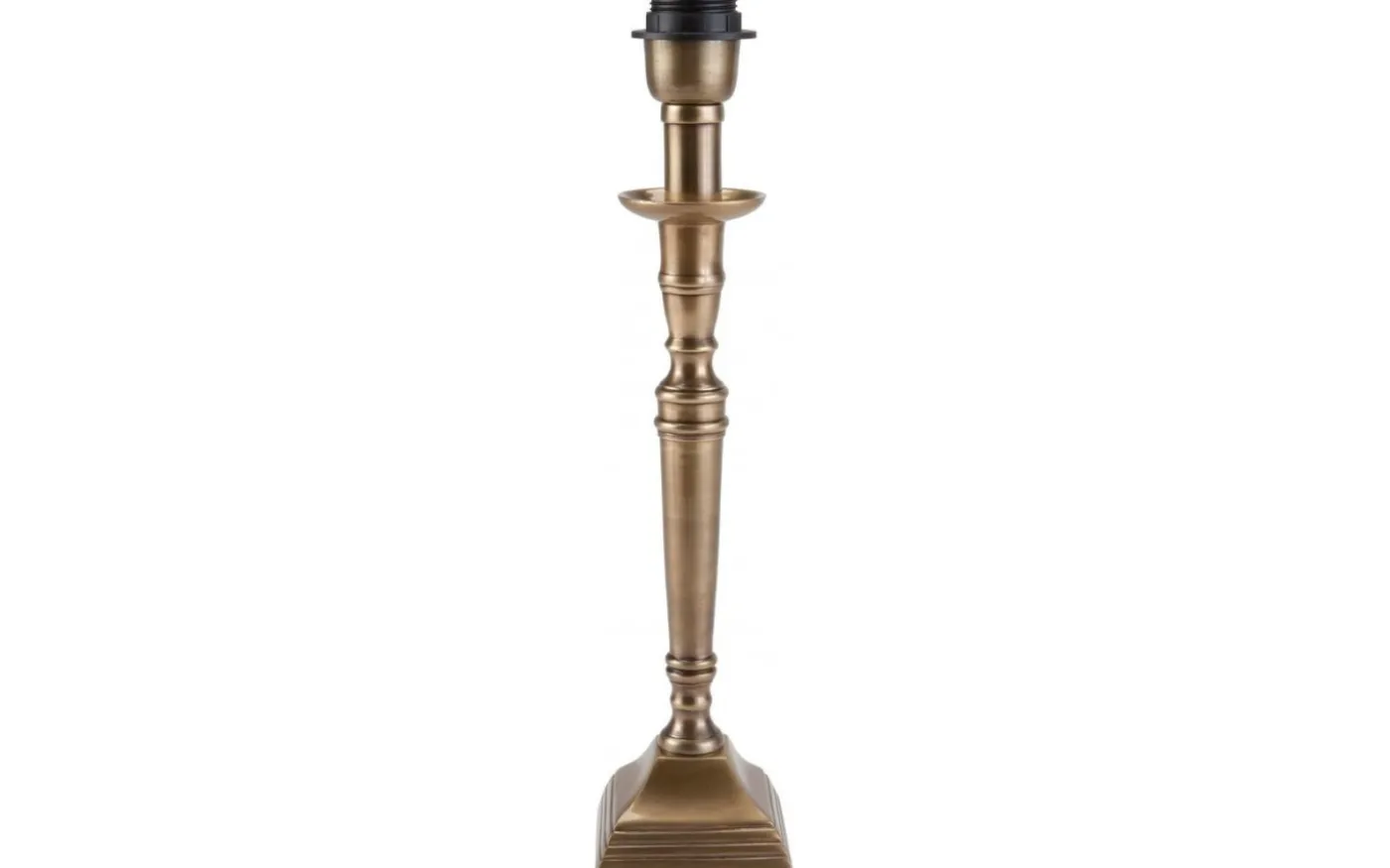 Salong Lampfot 53cm Antikmässing