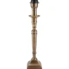 Salong Lampfot Metall 33cm Antikmässing
