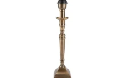 Salong Lampfot Metall 33cm Antikmässing