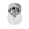 Sandhamn Plafond Ø7cm Krom/Klar IP44