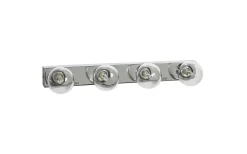 Sandhamn Vägglampa 50cm Krom/Klar IP44