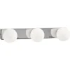 Sandhamn Vägglampa 40cm Krom/Opal IP44