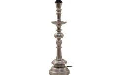 Saxon Lampfot 55cm Antik Silver