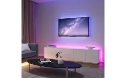 Screen LED-remsa för 21” skärm 1,2m RGB Komplett Kit USB Svart