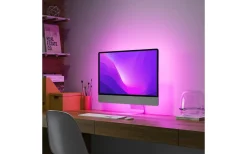 Screen LED-remsa för 21” skärm 1,2m RGB Komplett Kit USB Svart